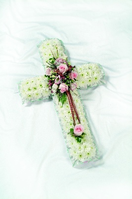 Based Cross with a Pink Cluster